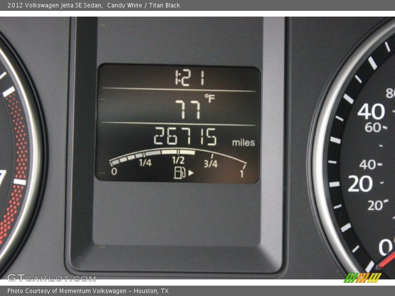 Candy White / Titan Black 2012 Volkswagen Jetta SE Sedan