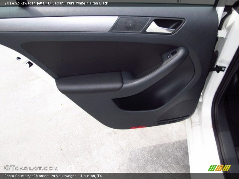 Pure White / Titan Black 2014 Volkswagen Jetta TDI Sedan