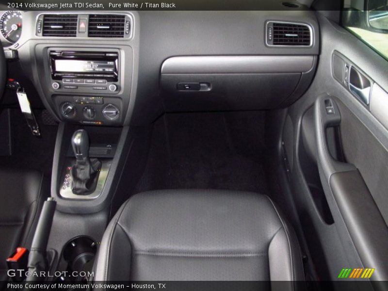 Pure White / Titan Black 2014 Volkswagen Jetta TDI Sedan
