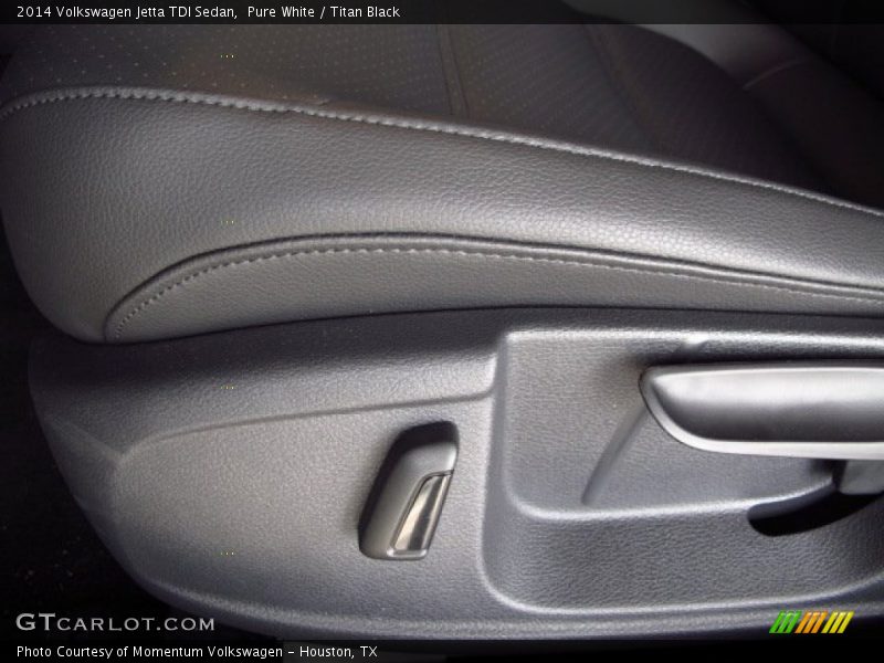 Pure White / Titan Black 2014 Volkswagen Jetta TDI Sedan