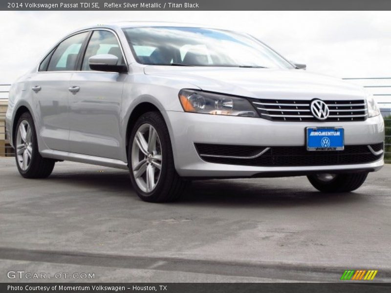 Reflex Silver Metallic / Titan Black 2014 Volkswagen Passat TDI SE