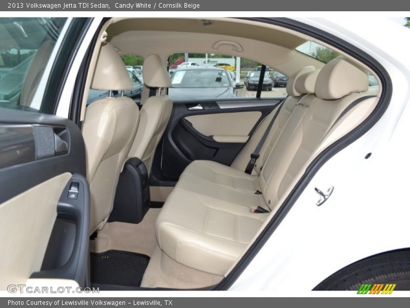 Candy White / Cornsilk Beige 2013 Volkswagen Jetta TDI Sedan