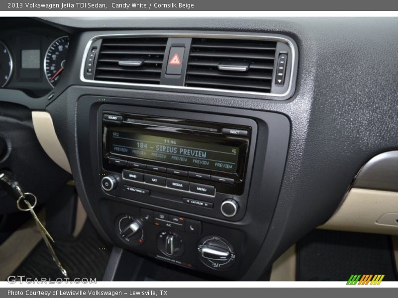 Candy White / Cornsilk Beige 2013 Volkswagen Jetta TDI Sedan