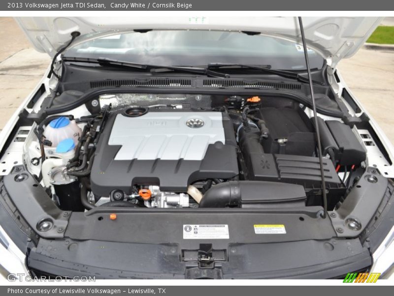 Candy White / Cornsilk Beige 2013 Volkswagen Jetta TDI Sedan