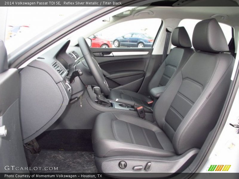 Reflex Silver Metallic / Titan Black 2014 Volkswagen Passat TDI SE
