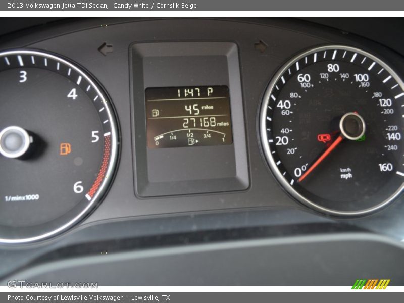 Candy White / Cornsilk Beige 2013 Volkswagen Jetta TDI Sedan