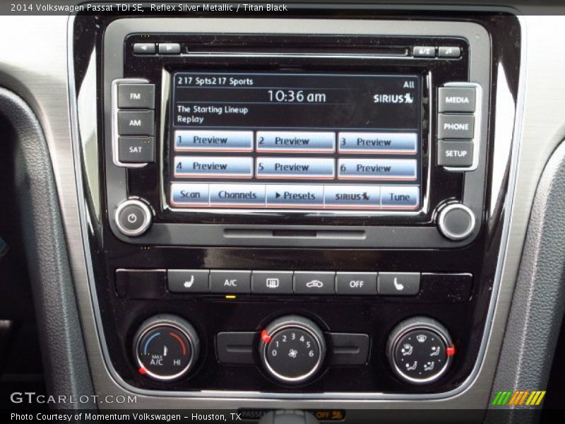 Reflex Silver Metallic / Titan Black 2014 Volkswagen Passat TDI SE