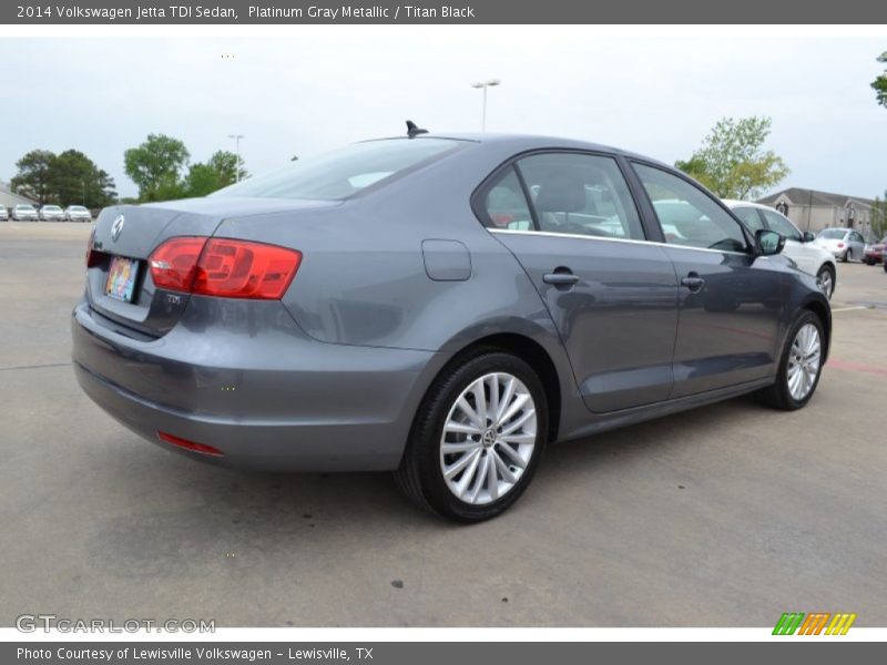 Platinum Gray Metallic / Titan Black 2014 Volkswagen Jetta TDI Sedan