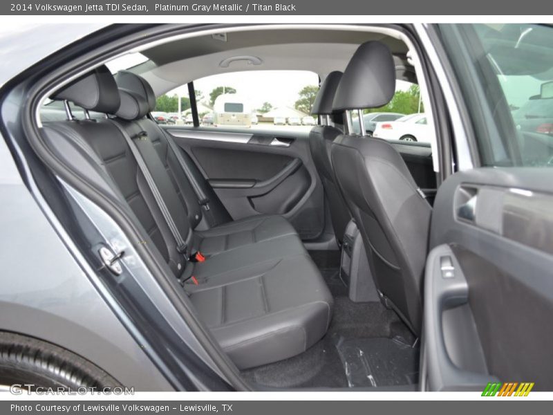 Platinum Gray Metallic / Titan Black 2014 Volkswagen Jetta TDI Sedan