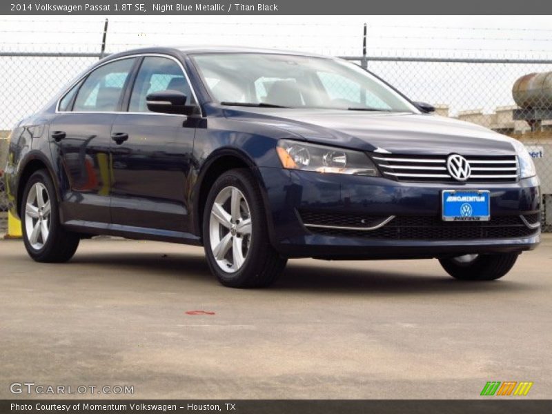 Night Blue Metallic / Titan Black 2014 Volkswagen Passat 1.8T SE
