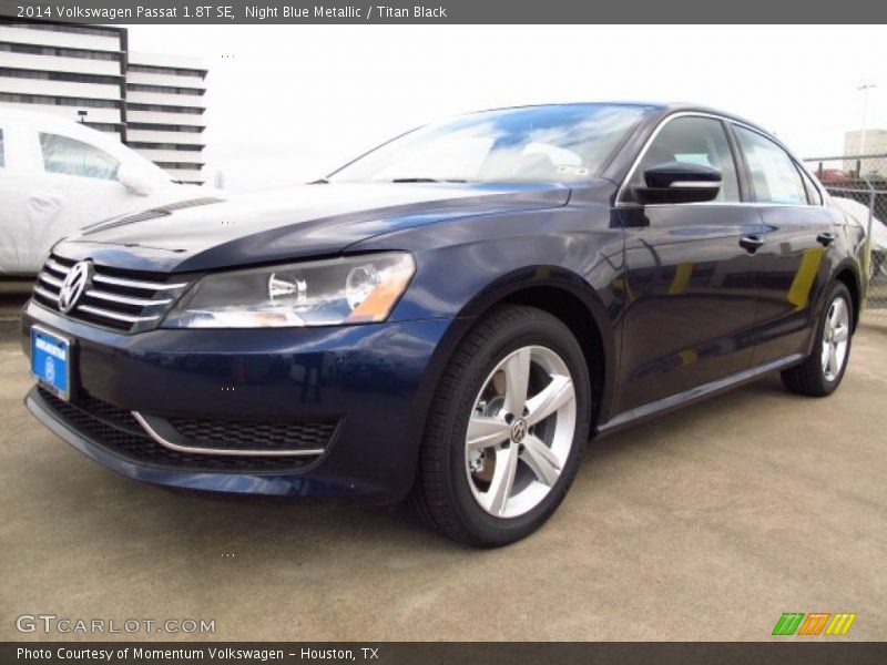 Night Blue Metallic / Titan Black 2014 Volkswagen Passat 1.8T SE