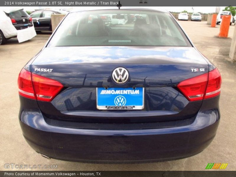 Night Blue Metallic / Titan Black 2014 Volkswagen Passat 1.8T SE