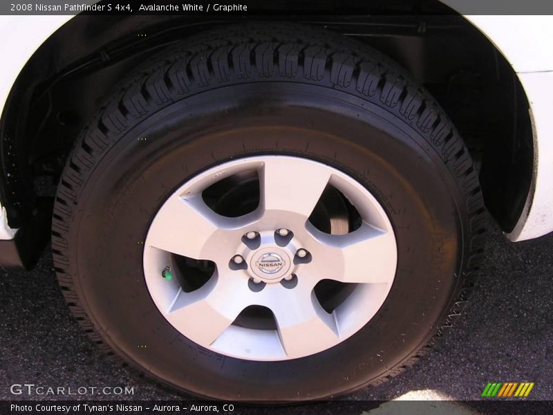 Avalanche White / Graphite 2008 Nissan Pathfinder S 4x4