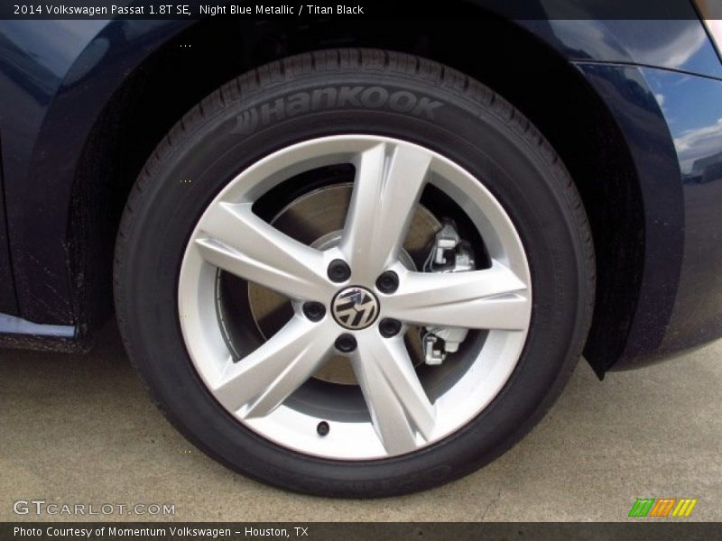 Night Blue Metallic / Titan Black 2014 Volkswagen Passat 1.8T SE