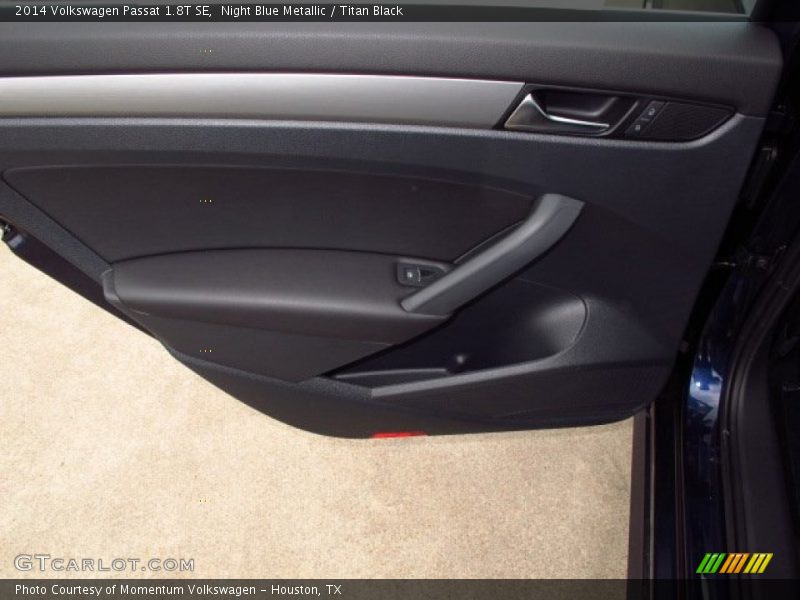 Night Blue Metallic / Titan Black 2014 Volkswagen Passat 1.8T SE