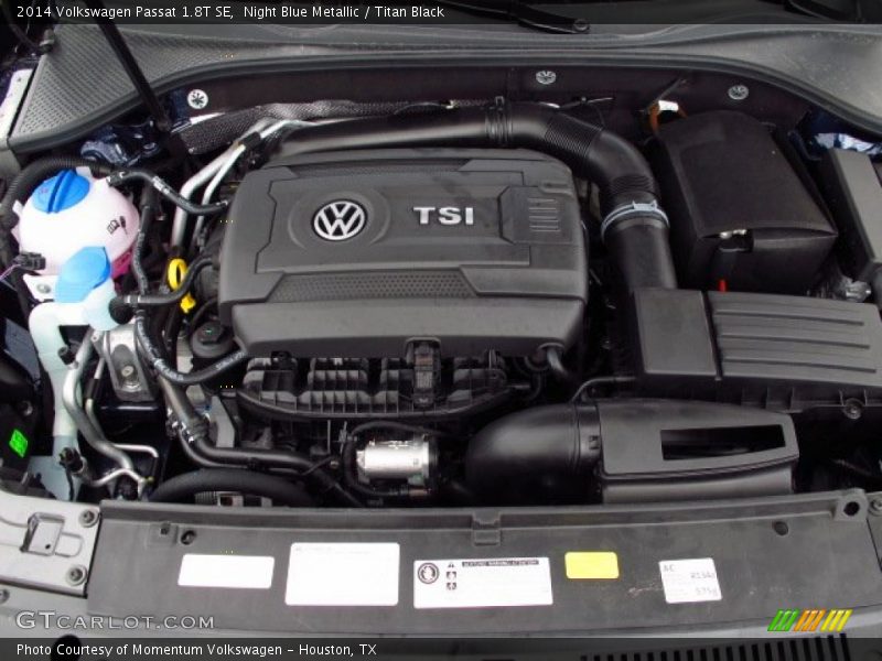 Night Blue Metallic / Titan Black 2014 Volkswagen Passat 1.8T SE