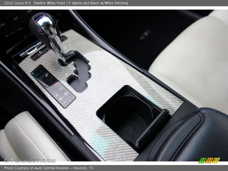 Starfire White Pearl / F Alpine and Black w/White Stitching 2012 Lexus IS F