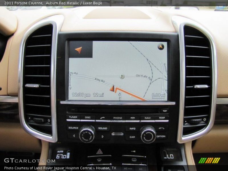 Navigation of 2011 Cayenne 