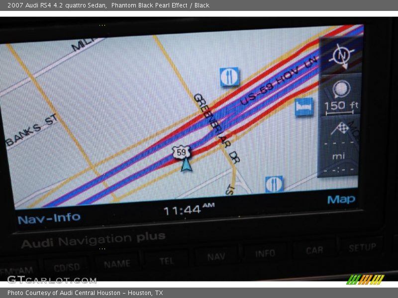 Phantom Black Pearl Effect / Black 2007 Audi RS4 4.2 quattro Sedan