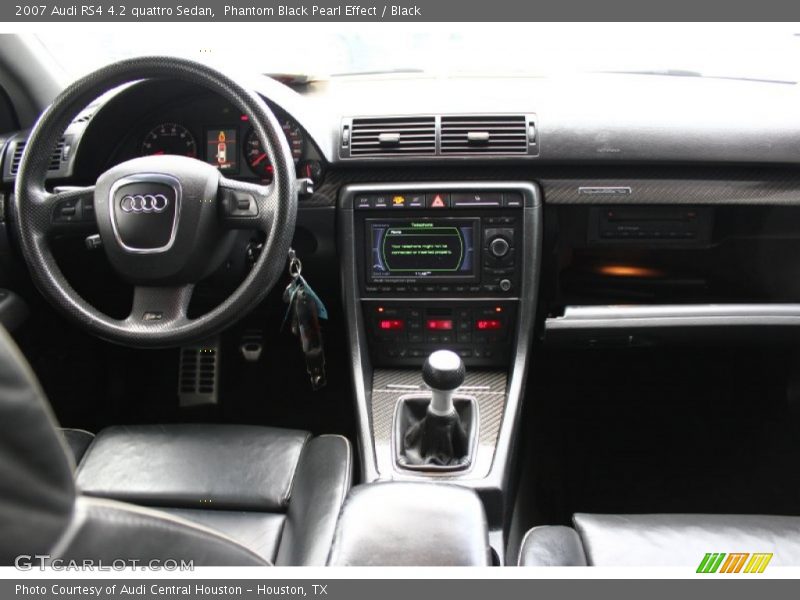 Phantom Black Pearl Effect / Black 2007 Audi RS4 4.2 quattro Sedan