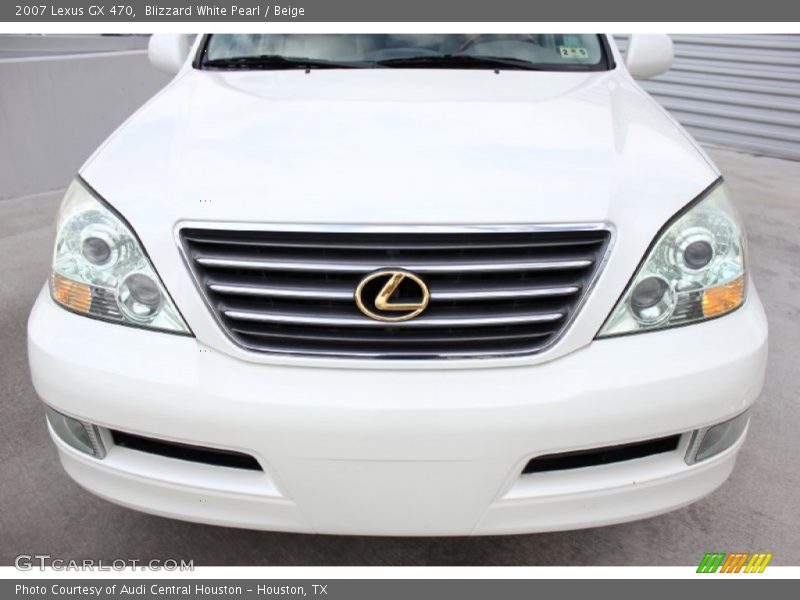 Blizzard White Pearl / Beige 2007 Lexus GX 470
