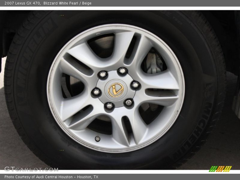 Blizzard White Pearl / Beige 2007 Lexus GX 470