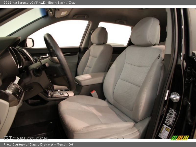 Ebony Black / Gray 2011 Kia Sorento LX V6 AWD