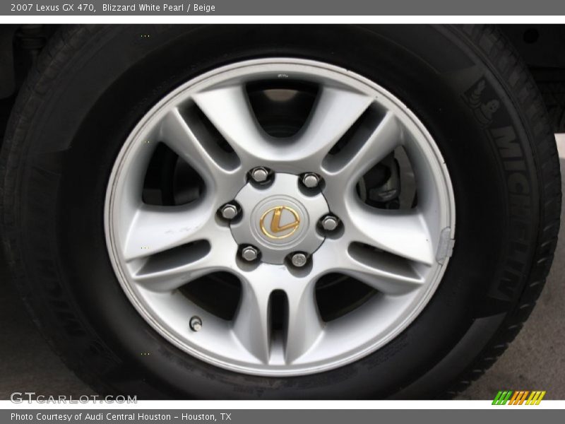 Blizzard White Pearl / Beige 2007 Lexus GX 470
