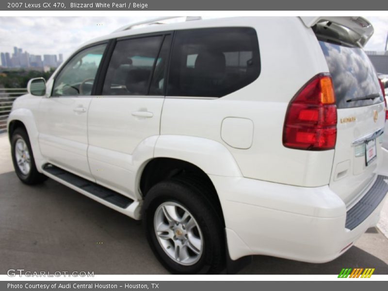 Blizzard White Pearl / Beige 2007 Lexus GX 470