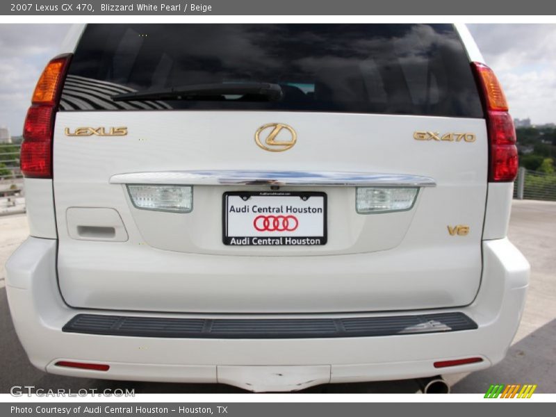Blizzard White Pearl / Beige 2007 Lexus GX 470