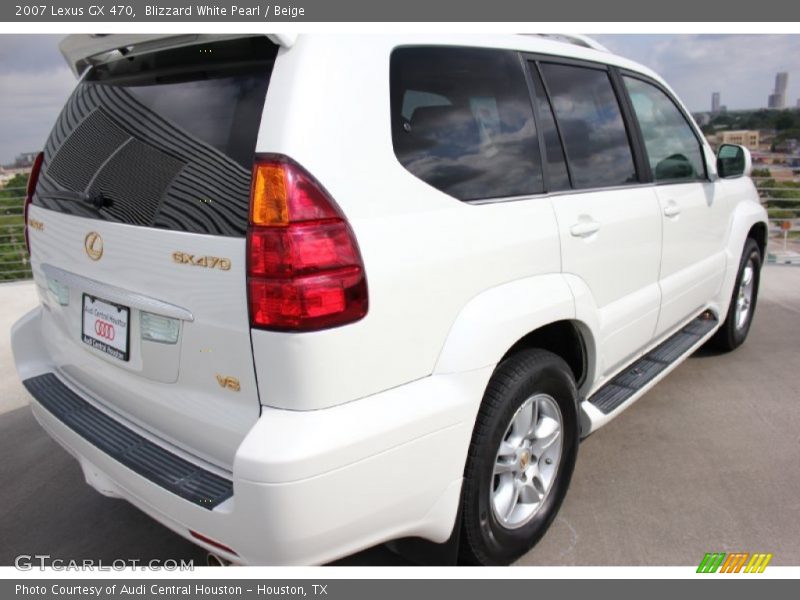 Blizzard White Pearl / Beige 2007 Lexus GX 470