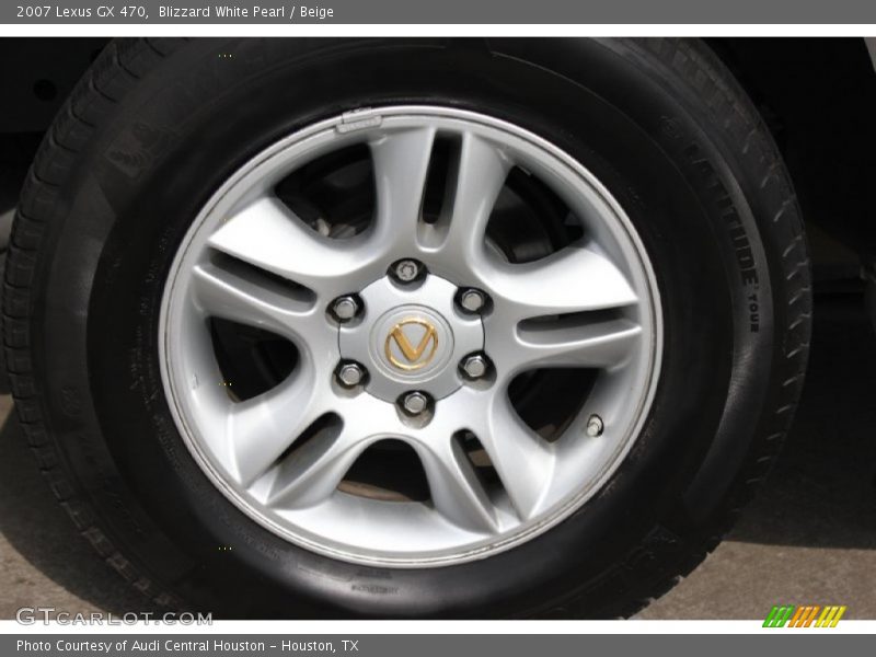 Blizzard White Pearl / Beige 2007 Lexus GX 470