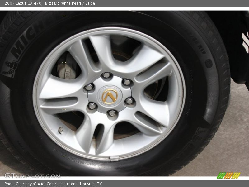 Blizzard White Pearl / Beige 2007 Lexus GX 470