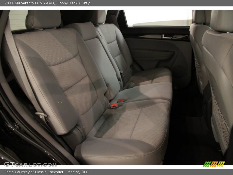 Ebony Black / Gray 2011 Kia Sorento LX V6 AWD