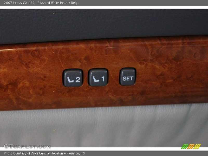 Blizzard White Pearl / Beige 2007 Lexus GX 470