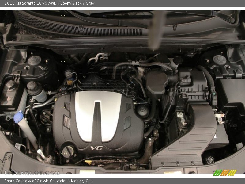 Ebony Black / Gray 2011 Kia Sorento LX V6 AWD