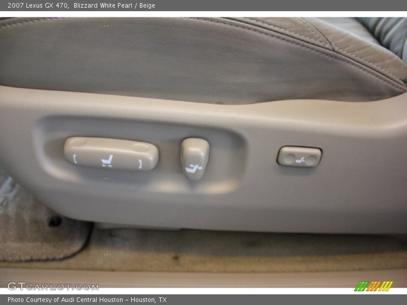 Blizzard White Pearl / Beige 2007 Lexus GX 470