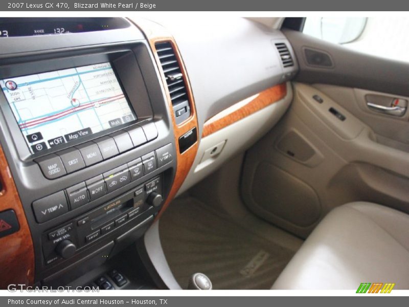 Blizzard White Pearl / Beige 2007 Lexus GX 470