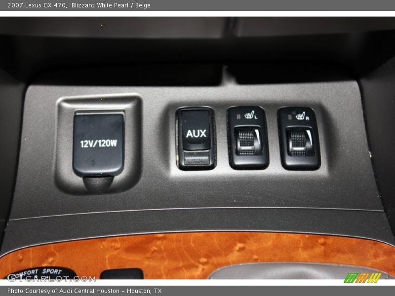 Blizzard White Pearl / Beige 2007 Lexus GX 470