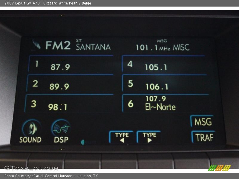 Blizzard White Pearl / Beige 2007 Lexus GX 470