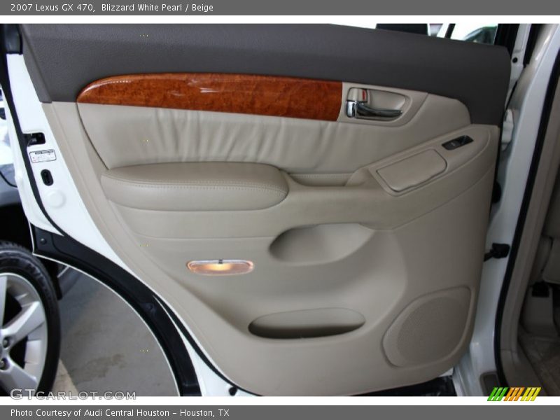 Blizzard White Pearl / Beige 2007 Lexus GX 470