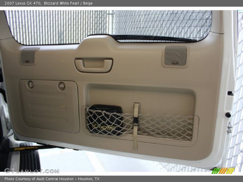 Blizzard White Pearl / Beige 2007 Lexus GX 470