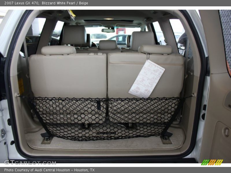 Blizzard White Pearl / Beige 2007 Lexus GX 470