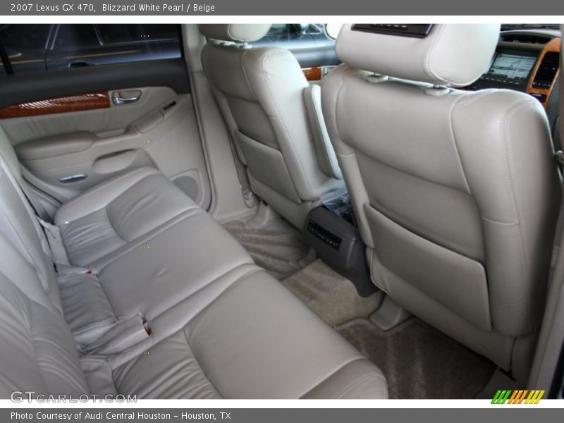 Blizzard White Pearl / Beige 2007 Lexus GX 470