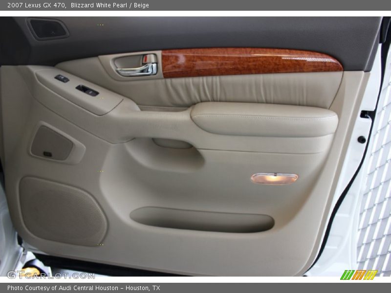 Blizzard White Pearl / Beige 2007 Lexus GX 470