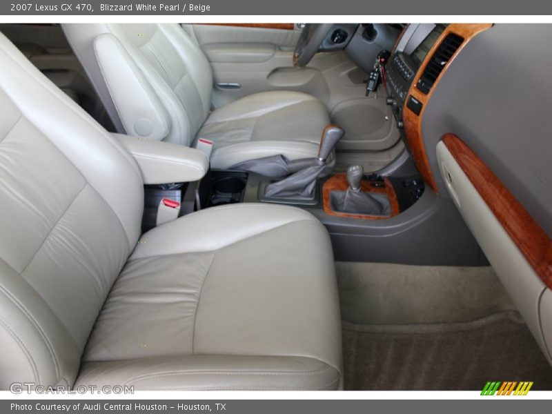 Blizzard White Pearl / Beige 2007 Lexus GX 470