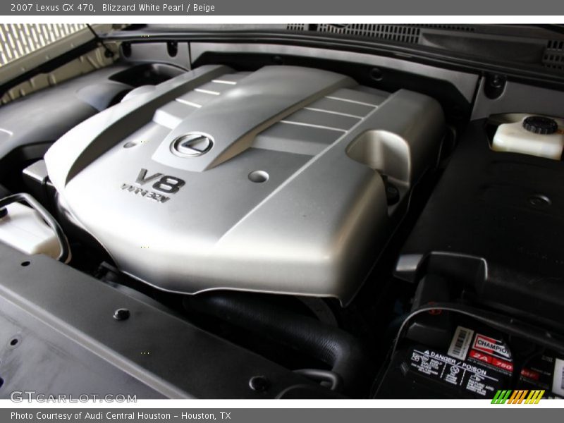 Blizzard White Pearl / Beige 2007 Lexus GX 470