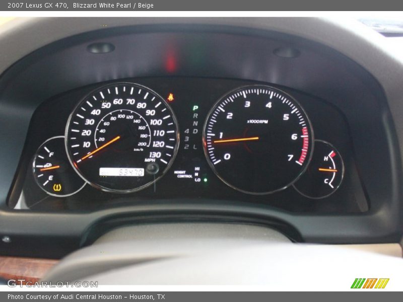 Blizzard White Pearl / Beige 2007 Lexus GX 470