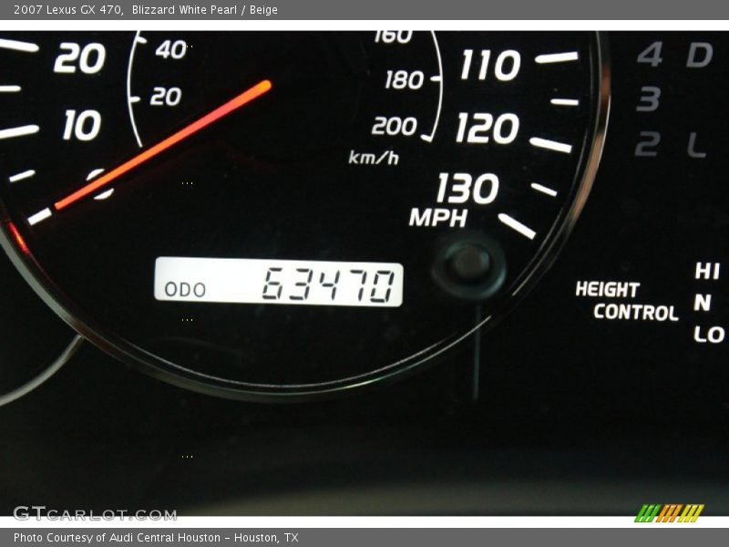 Blizzard White Pearl / Beige 2007 Lexus GX 470