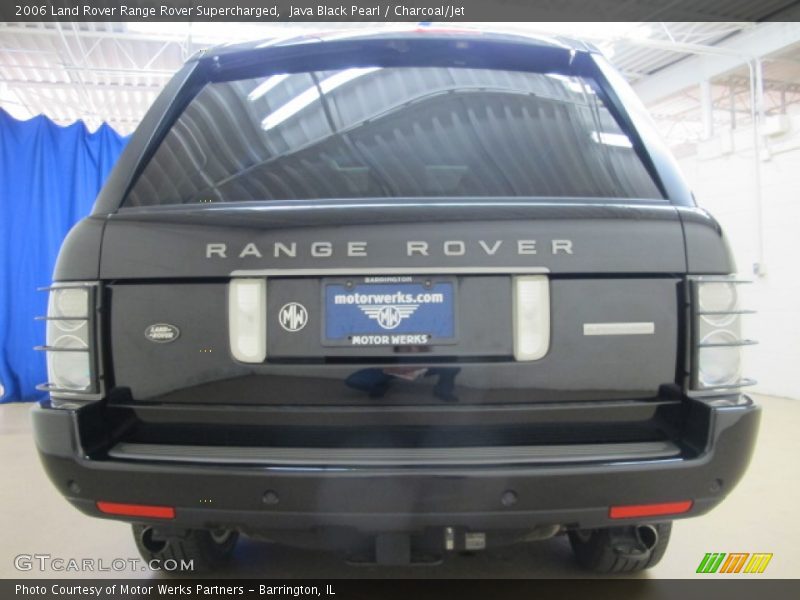 Java Black Pearl / Charcoal/Jet 2006 Land Rover Range Rover Supercharged